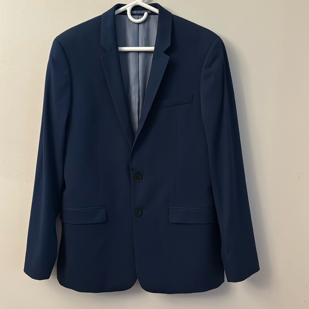 Topman mens blue blazer barely worn